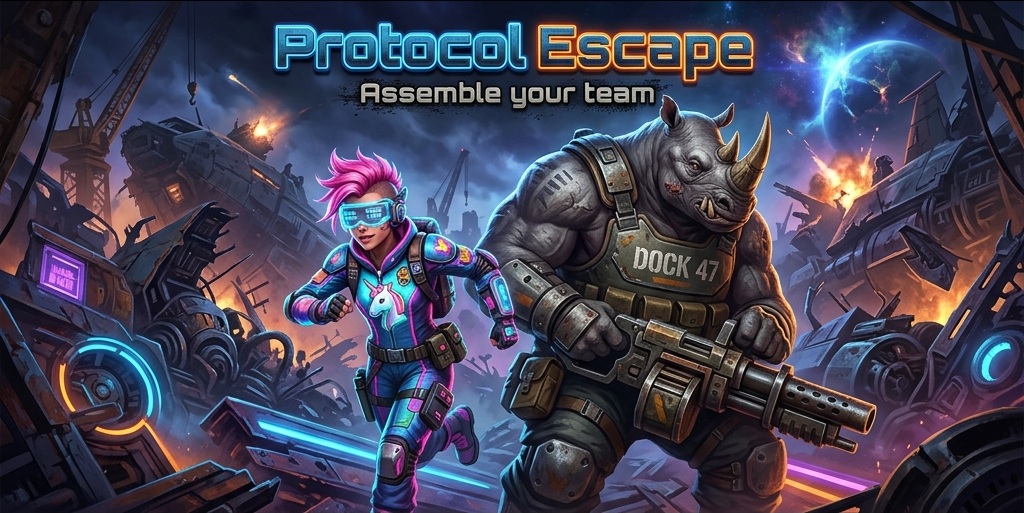 Neon Cyber Run gameplay